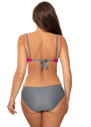 2-Piece Push-Up Swimsuit with Strapless Bra – Italian Fabric - MimiStylez