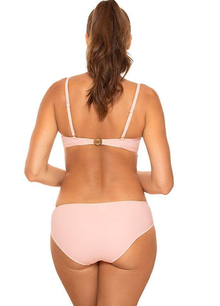 Elegant 2-Piece Bardot Swimsuit with Push-Up Effect - MimiStylez