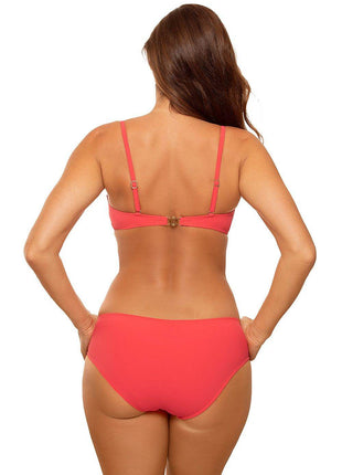 Elegant 2-Piece Bardot Swimsuit with Push-Up Effect - MimiStylez