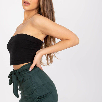 Asymmetrical Front Short Skirt with Tie Belt - MimiStylez