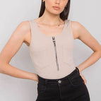 Beige / talla única