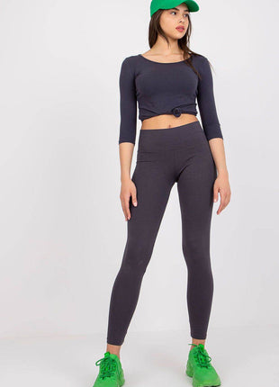 Women’s Sports Leggings with Wide Elastic Waistband - MimiStylez