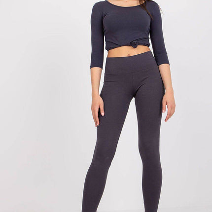 Women’s Sports Leggings with Wide Elastic Waistband - MimiStylez