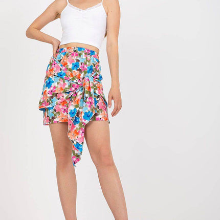 Mini Pencil Skirt with Decorative Front Binding - MimiStylez