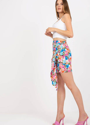 Mini Pencil Skirt with Decorative Front Binding - MimiStylez