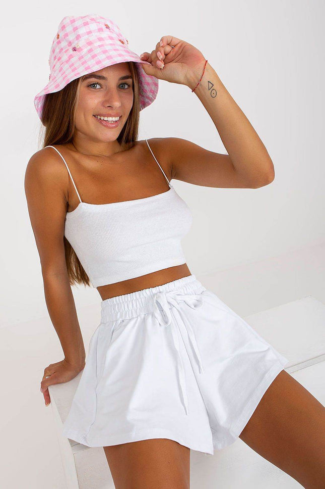 Wide-Leg Women's Shorts with Elastic Waist - MimiStylez