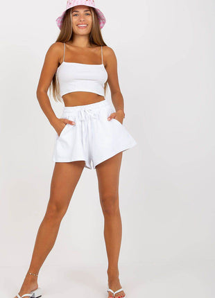 Wide-Leg Women's Shorts with Elastic Waist - MimiStylez
