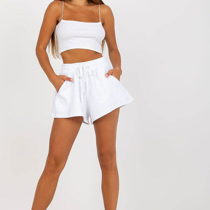 Wide-Leg Women's Shorts with Elastic Waist - MimiStylez