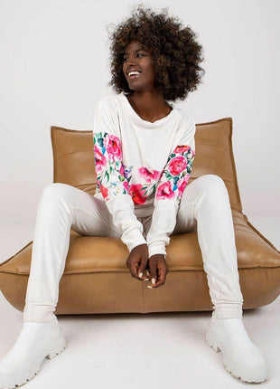 Two-Piece Lounge Set with Sweatshirt and Pants - MimiStylez