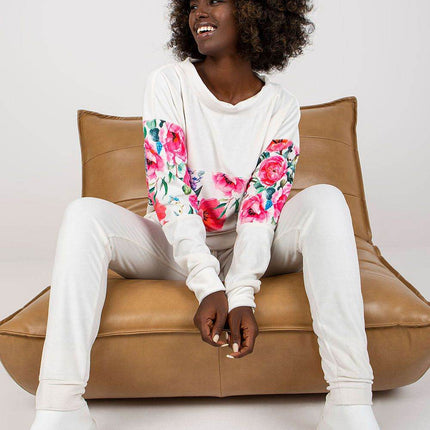 Two-Piece Lounge Set with Sweatshirt and Pants - MimiStylez