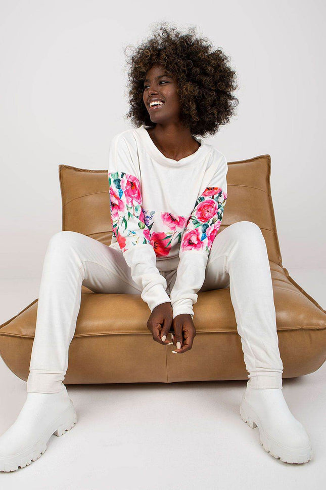 Two-Piece Lounge Set with Sweatshirt and Pants - MimiStylez