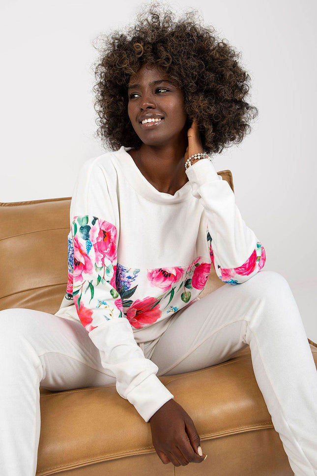 Two-Piece Lounge Set with Sweatshirt and Pants - MimiStylez