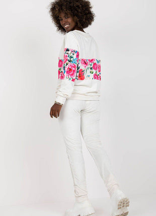 Two-Piece Lounge Set with Sweatshirt and Pants - MimiStylez