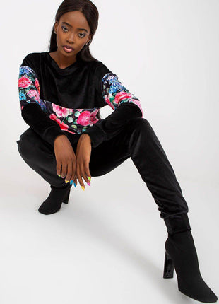 Two-Piece Lounge Set with Sweatshirt and Pants - MimiStylez