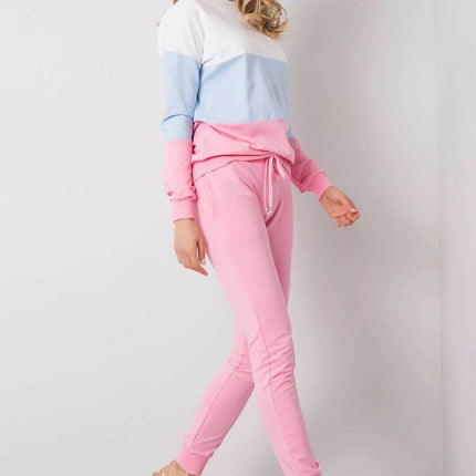 Colorblock Sweatshirt Set with Pants Co-Ord Set - MimiStylez