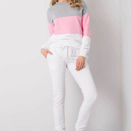 Colorblock Sweatshirt Set with Pants Co-Ord Set - MimiStylez