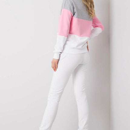 Colorblock Sweatshirt Set with Pants Co-Ord Set - MimiStylez