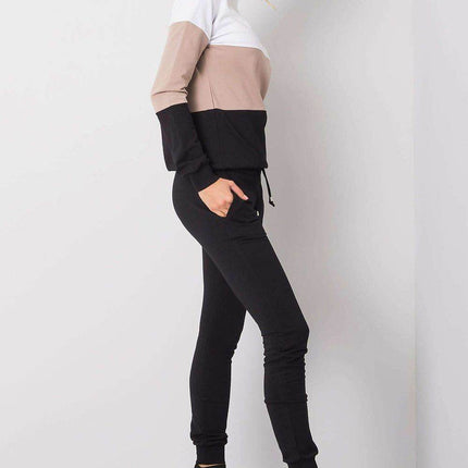 Colorblock Sweatshirt Set with Pants Co-Ord Set - MimiStylez