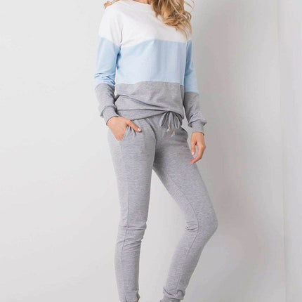 Colorblock Sweatshirt Set with Pants Co-Ord Set - MimiStylez