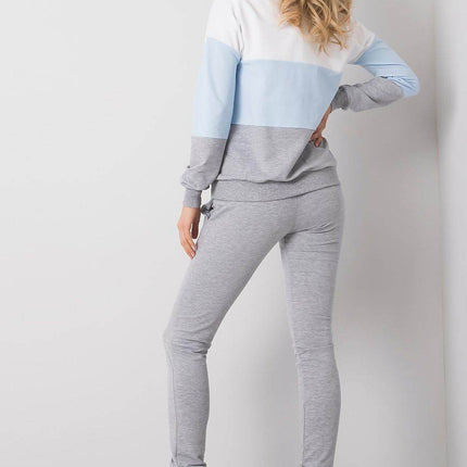 Colorblock Sweatshirt Set with Pants Co-Ord Set - MimiStylez