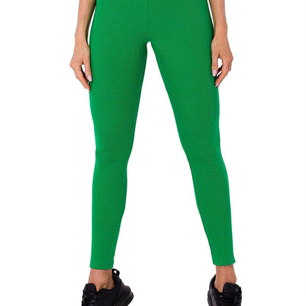 Ribbed Knit Cotton Leggings – Everyday Comfort and Style - MimiStylez