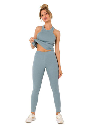 Ribbed Knit Cotton Leggings – Everyday Comfort and Style - MimiStylez