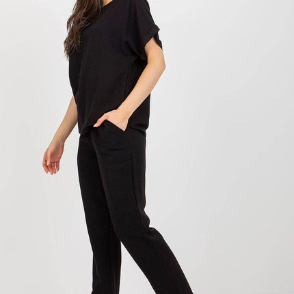Lightweight Co-Ord Summer Set with Blouse and Tie-Waist Pants - MimiStylez
