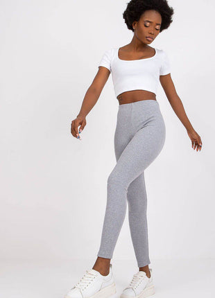 Women’s Ribbed Striped Leggings – Versatile Everyday & Sporty Style - MimiStylez