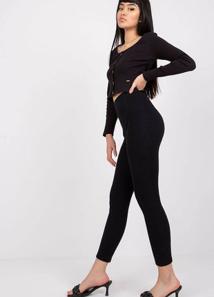 Women’s Ribbed Striped Leggings – Versatile Everyday & Sporty Style - MimiStylez