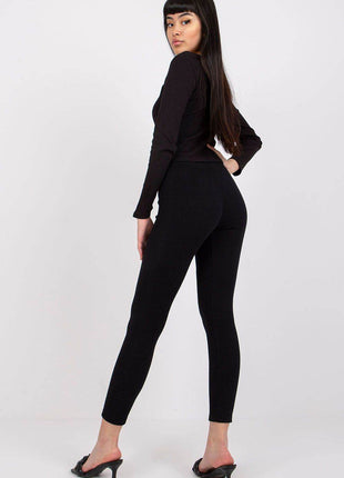 Women’s Ribbed Striped Leggings – Versatile Everyday & Sporty Style - MimiStylez