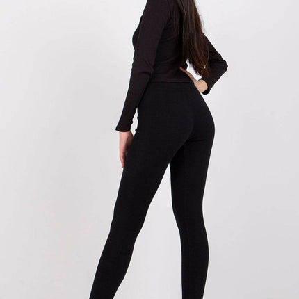 Women’s Ribbed Striped Leggings – Versatile Everyday & Sporty Style - MimiStylez