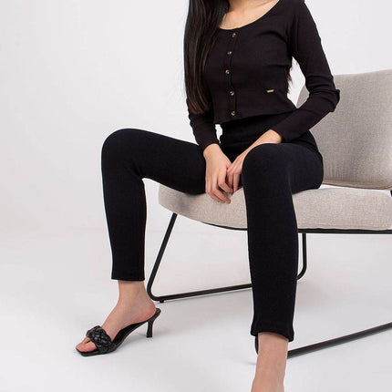 Women’s Ribbed Striped Leggings – Versatile Everyday & Sporty Style - MimiStylez