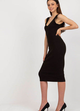 Two-Piece Cotton Set with Fitted Dress and Short Sleeve Blouse - MimiStylez