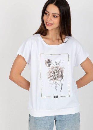 Printed Cotton T-Shirt with Classic Fit - MimiStylez