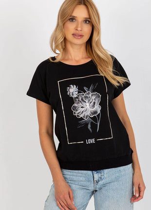 Printed Cotton T-Shirt with Classic Fit - MimiStylez