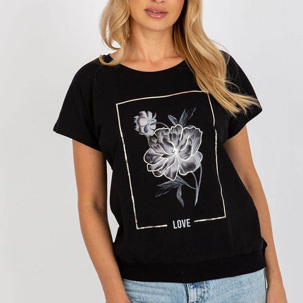 Printed Cotton T-Shirt with Classic Fit - MimiStylez