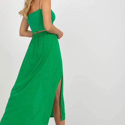 Flowy Asymmetrical Skirt with Comfortable Elastic Waist - MimiStylez