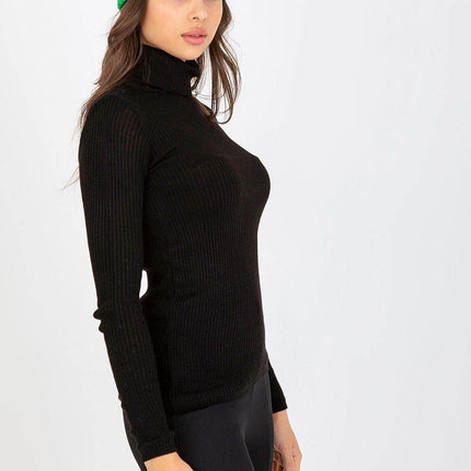 Classic Ribbed Knit Turtleneck – Long Sleeve & Casual Fit - MimiStylez