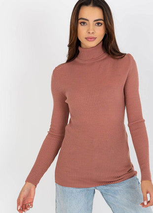 Classic Ribbed Knit Turtleneck – Long Sleeve & Casual Fit - MimiStylez