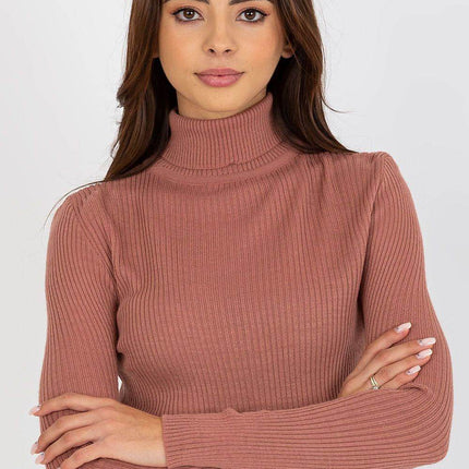 Classic Ribbed Knit Turtleneck – Long Sleeve & Casual Fit - MimiStylez