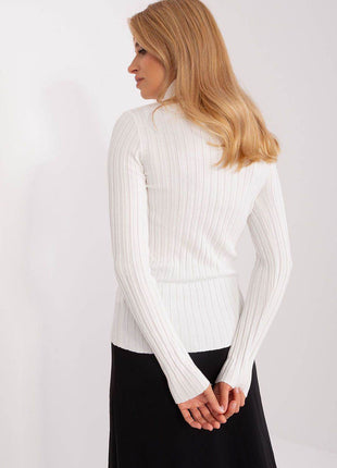 Ribbed Viscose Turtleneck Sweater - MimiStylez