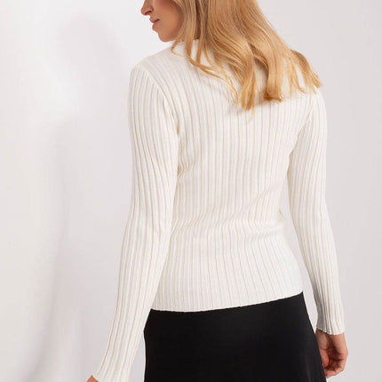Classic Ribbed Knit Sweater – Long Sleeves & Round Neckline - MimiStylez
