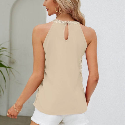 Sequin Grecian Neck Tank - MimiStylez