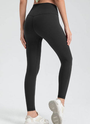 Wide Waistband Slim Fit Active Leggings - MimiStylez