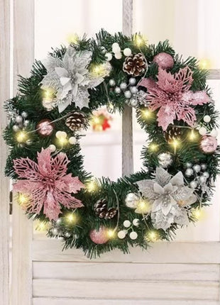 Christmas Decorated Wreath - 30CM, 40CM, 50CM