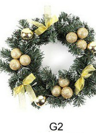 Christmas Wreath Decoration With Lights