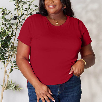 Basic Bae Full Size Round Neck Short Sleeve T-Shirt - MimiStylez