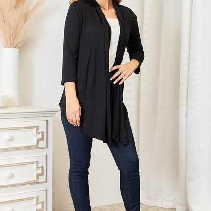 Culture Code Full Size Open Front Cardigan - MimiStylez