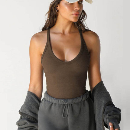 Scoop Neck Wide Strap Tank - MimiStylez
