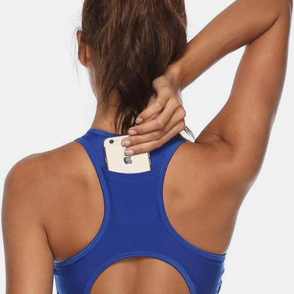 Cutout Scoop Neck Active Tank - MimiStylez